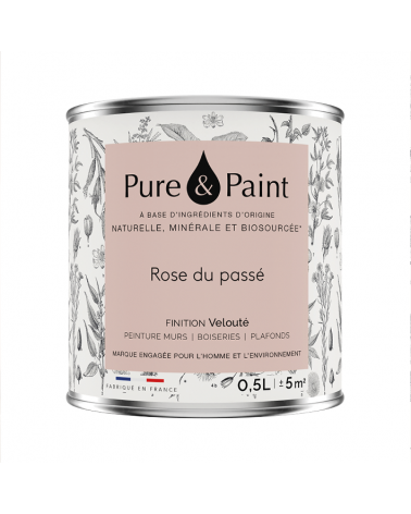 Peinture intérieure Rose du passé finition veloutée